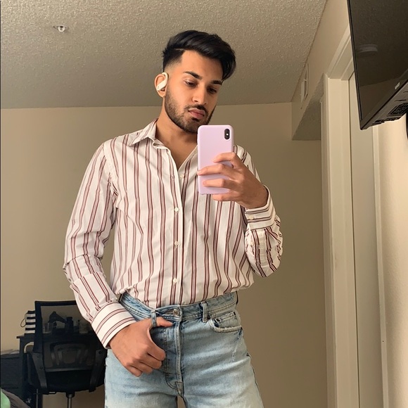 Zara Men’s Striped Shirt- new w/o tags - Picture 2 of 7